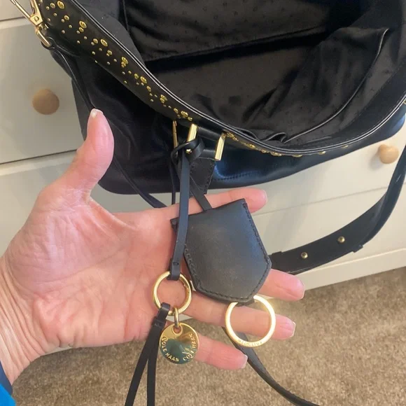 Cole Haan women’s large black leather tote NWT - Picture 5 of 14